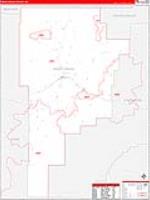 Sweet Grass, Mt Carrier Route Wall Map